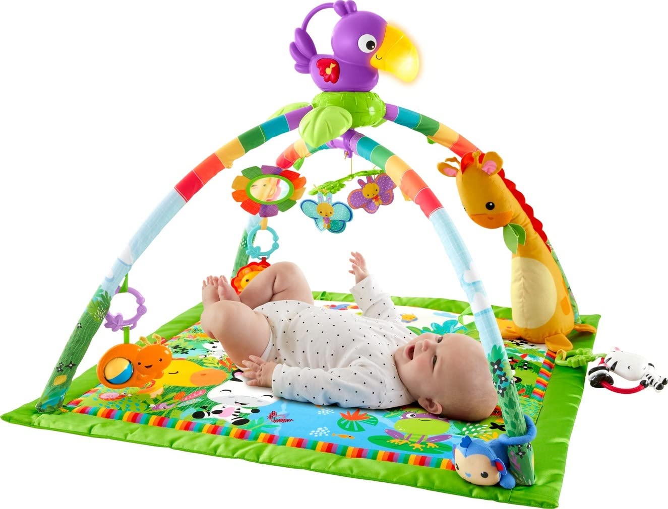 Fisher-Price Rainforest Music & Lights Deluxe Infant Gym
