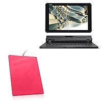 BoxWave Case Compatible with Fujitsu Stylistic Q5010 - Velvet Pouch, Soft Velour Fabric Bag Sleeve with Drawstring - Cosmo Pink