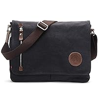 Vintage Men's Canvas Messenger Bag Laptop Shoulder Satchel Crossbody Bag