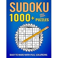 Sudoku Puzzles for Adults: 1000+ Puzzles Easy to Hard with full Solutions Sudoku Puzzles for Adults: 1000+ Puzzles Easy to Hard with full Solutions Paperback Spiral-bound