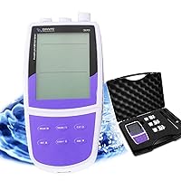 Portable Fluoride Ion Meter Tester F Ion Concentration Meters Lab Fluoride Ion Detector for Testing Fluoride Ion with Range 0.02 to 1900 ppm Accuracy±0.5% F.S. Backlit LCD ppm mg/L MOL/L