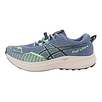 ASICS Fuji Lite 4 Men's Trail Running Shoes, 400 (denim blue/black), 26.5 cm 2E