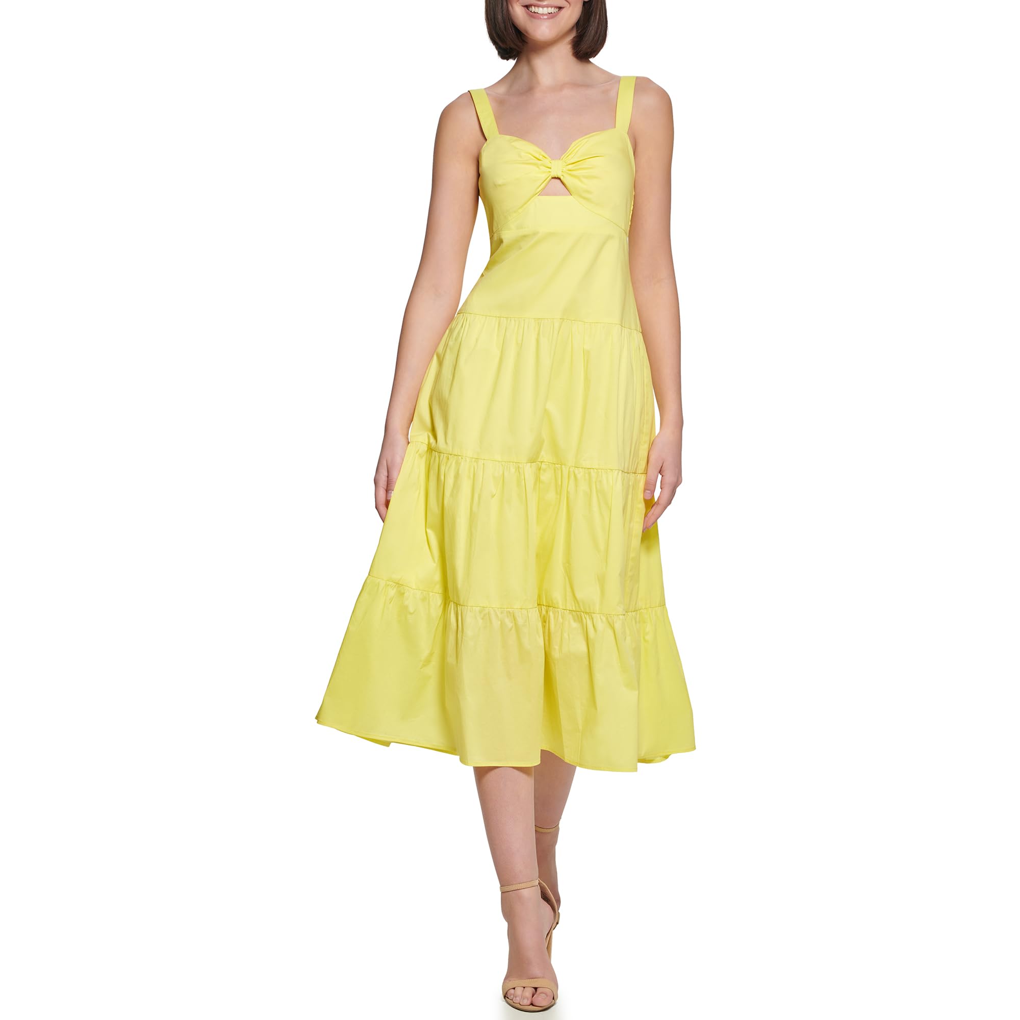 GUESS Women's Sleeveless Cotton Maxi Dress