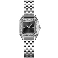 Vintage Ladies Quartz Wrist Watches Stainless Steel Band Waterproof Watches for Women