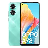 Oppo A78 Dual-SIM 128GB ROM + 8GB RAM (GSM only | No CDMA) Factory Unlocked 5G Smartphone (Aqua Green) - International Version