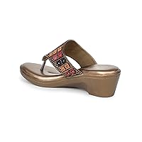Womens Flip Flops Comfortable Beach Platform Sandals for Women Gladiator Bohemian Summer Shoes Casual Open Toe Sandal