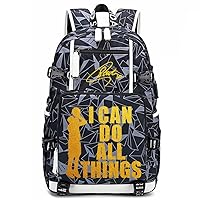 Basketball Player Curry Multifunction Backpack Travel Backpack Fans Bag For Men Women (Style 9)