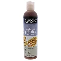 Cuccio Naturale Daily Skin Body Polisher - Soothes And Softens Your Skin - Gentle Exfoliation Process - Lifts Dead Cells From The Skin’s Surface - Radiant Skin - Milk And Honey - 8 Oz