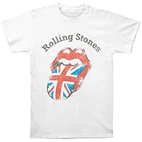 Rolling Stones Men's Classic Tongue UK Short Sleeve Shirt