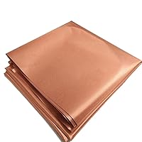 Amradield Copper Fabric Blocking RFID/RF-Reduce EMF/EMI Protection Certified Material Blocks RF Signals (WiFi, Cell, Bluetooth, Radiation Shielding) Golden Color 39