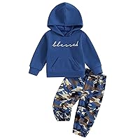 Toddler Baby Girls Boy Clothes Letter Printed 12 18M 2 3 4 5T Outfits Fall Winter Sweater Long Sleeve Hoodie Pants