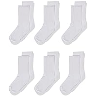 Jefferies Socks Girls' Half-Cushion Seamless Socks (Pack of 6)