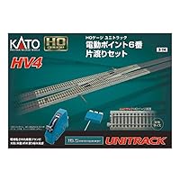 Kato USA Model Train Products HV4 UNITRACK Interchange Track Set with #6 Electric Turnouts