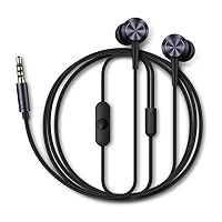 1MORE Piston Fit in-Ear Earphones Fashion Durable Headphones with 4 Color Options, Noise Isolation, Pure Sound, Phone Control with Mic for Smartphones/PC/Tablet - Black