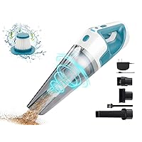 Car Vacuum Cleaner High Power 9000PA, Handheld Car Vacuum Cordless Rechargeable,Mini Portable Hand Held Vacuum Cordless Vacuum Cleaner for Pet Hair Home Cleaning-LED Light