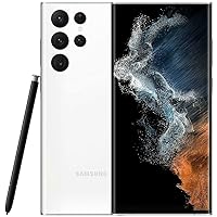 SAMSUNG Galaxy S22 Ultra 5G Factory Unlocked 256GB SM-S908U1 Phantom White (Renewed)