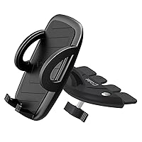 Cellet Easy to Mount, CD Slot Mount - Universal Car Mount Phone Holder for iPhone, Google, Samsung, Moto, Huawei, Nokia, LG, and All Other Smartphones