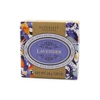 Naturally European - Lavender - Triple-Milled Soap, Enriched with Shea Butter, 150 g / 5.29 oz