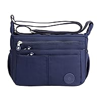 MaNMaNing Womens Crossbody Bag Casual Shoulder Handbags Waterproof Medium Size Adjustable Strap Zipper Messenger Bag