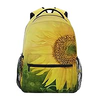 ALAZA Abstract Floral Sunflower Travel Laptop Backpack Durable College School Backpack
