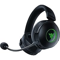 Razer Kraken V3 Pro for PC - Wireless Gaming Headset with Haptic Technology (Sensory Touch Feedback, TriForce 50 mm Drivers, THX Spatial Audio, HyperSpeed Wireless) Black