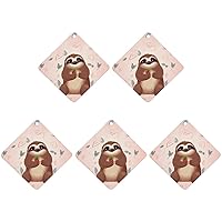 Car Air Fresheners 6 Pcs Hanging Air Freshener for Car Cute Sloth Aromatherapy Tablets Hanging Fragrance Scented Card for Car Rearview Mirror Accessories Scented Fresheners for Bedroom Bathroom
