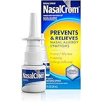 NasalCrom Nasal Spray, Allergy Symptom Controller, 200 Sprays, 0.88 fl oz (Pack of 2)