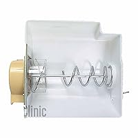 GE WR17X4312 Genuine OEM Ice Bucket Assembly (White) for GE Side-by-Side Refrigerators