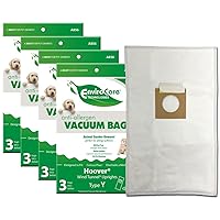 EnviroCare Replacement Allergen Vacuum Bags Designed to Fit Hoover Type Y WindTunnel Uprights 12 Pack