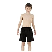 Speedo Solid Leisure 15 Water Swim Shorts - Youth - Black -