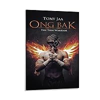COPPTYH Ong Bak Muay Thai Warrior Tony Jaa Movie Cover Poster (4) Canvas Painting Wall Art Poster for Bedroom Living Room Decor 08x12inch(20x30cm)