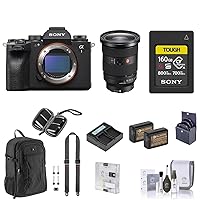 Sony Alpha 1 Mirrorless Camera with FE 24-70mm f/2.8 Lens, Bundle w/160GB CFexpress Card & Wallet, Backpack, 2X Battery, 72mm Filter Kit, Dual Charger, Strap, Screen Protector & Cleaning Kit