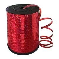 Balloon Curling Ribbon 500 Yards Crimped Ribbon for Gift Wrapping Balloon String for Party Decor Red Balloon Ribbon