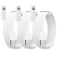 [Apple MFi Certified] iPhone Car Carplay Cable Fast Charging Cable, 3Pack 6ft 60W USB A to Lightning Fast Charger Cord Screen Data Sync for iPhone 14/13/12/11/XR/XS, iPad Pro, Air, Mini, iPad