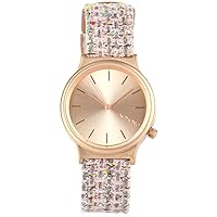 KOM-W1361 Women's Watch, Parallel Import Product, Pink, Dial Color - Pink, Watch 3 Hand