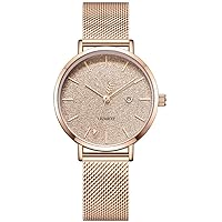 Stainless Steel Quartz Watch LeisureWomen's Wrist Watches Calendar Women's Watches