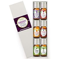 Healing Solutions - Essential Oils Set (6x10ml) Variety Pack, Pure for Diffusers, Candles, Home, Women (Lavender and More)