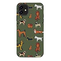 Different Dogs Breed Microfiber Case Shockproof Phone Case Cover Print Phone Cover for iPhone 11