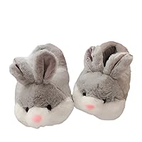 Autumn and winter cute cartoon bunny indoor plush slippers