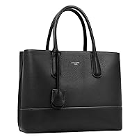 David Jones - Women's Large Handbag - Tote Bag Shopper Genuine Leather Style - Ladies Shoulder Crossbody Bag Multiple Compartments - Work Business School Top-Handle Satchel Briefcase