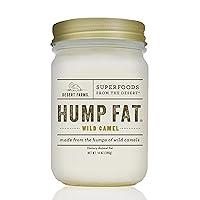 Desert Farms - Real Organic Cooking Camel Hump Fat - Halal, Paleo and Keto Certified - Quickly Melting Use For Fry [High Smoke Point] - 31 Fatty Acids & Gluten-Free - Made In The USA [14 oz]