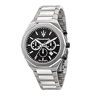 Maserati Men's Watch Styles Collection Quartz Movement Chronograph Stainless Steel R8873642004, multicoloured, Bracelet