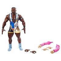 Big E Royal Rumble Elite Collection Action Figure with Accessory & Jimmy Hart Build-A-Figure Parts, 6-inch Posable Collectible Gift Fans Ages 8+, HDD89