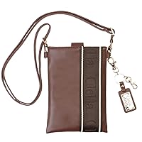 Cleria CL-25830 Serena Series Smartphone Shoulder Pouch Women's Small Mini Shoulder Bag with Charm