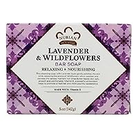 Nubian Heritage Soap Bar, Lavender and Wildflower, 5 Ounce