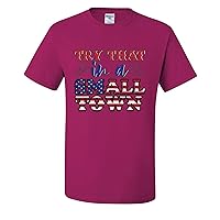 Try That in A Small Town Music USA Flag Mens T-Shirts