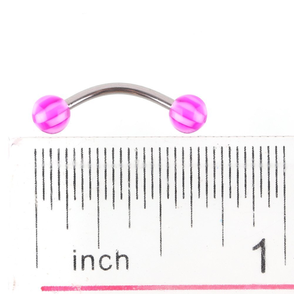 110 PCS Body Jewelry Piercing Eyebrow Navel Belly Tongue Lip Bar Ring 22 Styles