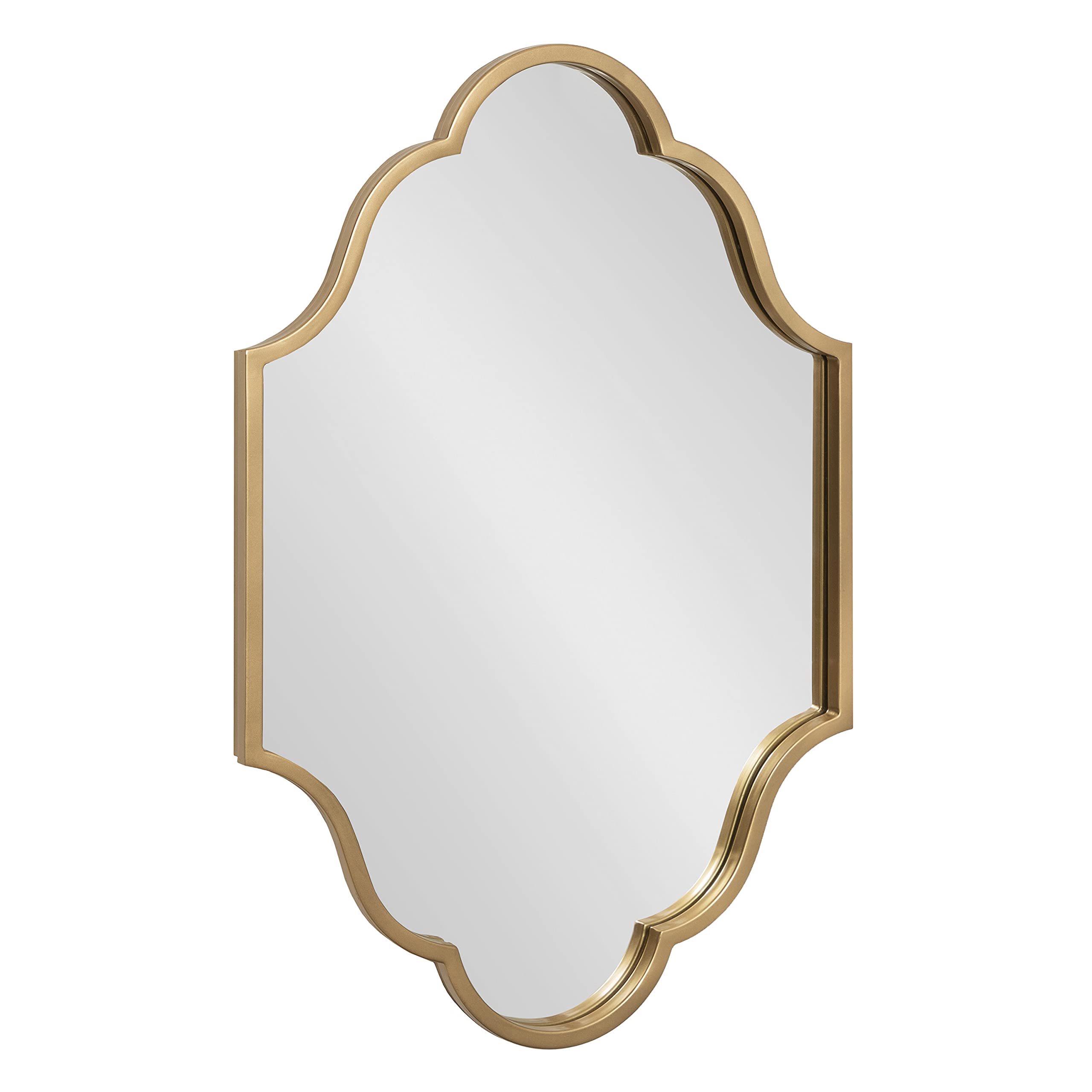 Kate and Laurel Rowla Framed Wall Mirror, 20x30, Gold
