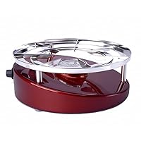 Kisag Gas Cooker with Power Fire Kis82310R, 25 (Dia) x10 (H) Centimeters/Red Portable
