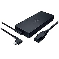 Razer 330W GaN Power Adapter + Power Cord Pack: for Razer Blade 16 (RTX 4080, RTX 4090) Laptops and Razer Blade 18 (RTX 4080, RTX 4090) Laptops - Compact Design - Braided Cable